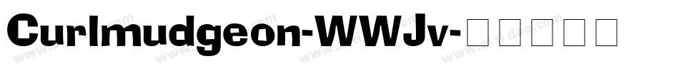 Curlmudgeon-WWJv字体转换
