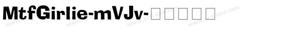 MtfGirlie-mVJv字体转换
