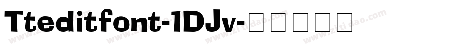 Tteditfont-1DJv字体转换