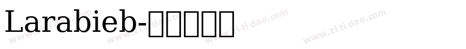 Larabieb字体转换