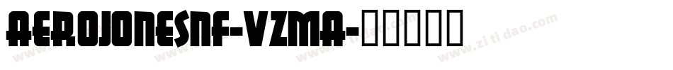 Aerojonesnf-vZmA字体转换