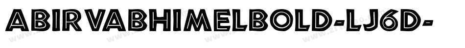 AbirvabhimelBold-lJ6d字体转换