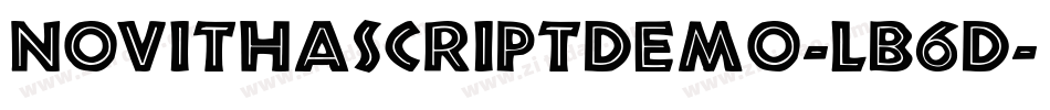 NovithascriptDemo-LB6D字体转换