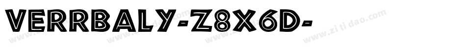 Verrbaly-z8X6D字体转换