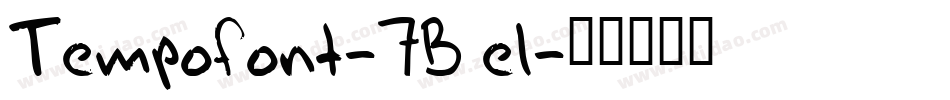 Tempofont-7Bel字体转换