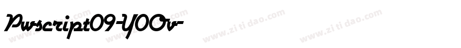 Pwscript09-Y0Ov字体转换