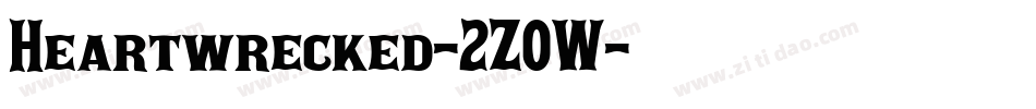 Heartwrecked-2Z0W字体转换