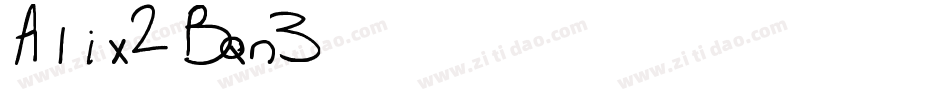 Alix2-Bqn3字体转换