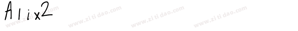 Alix2字体转换