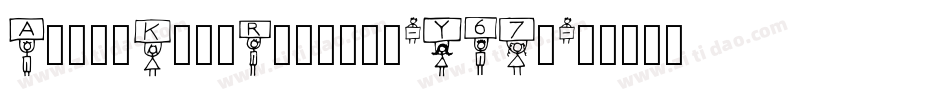 AlphaKidsRegular-Y67j字体转换