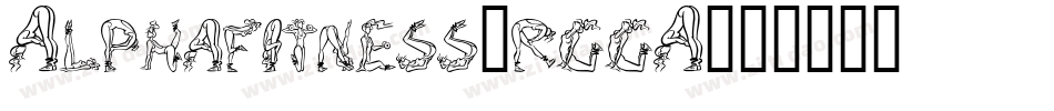 Alphafitness-rggA字体转换