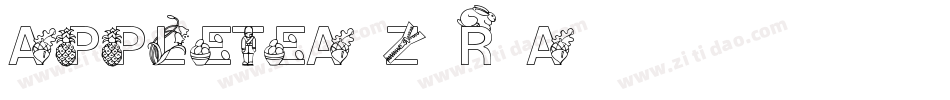 AppleTea-z8R1a字体转换