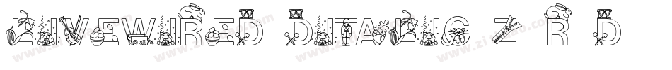 Livewired3DItalic-z8r7D字体转换