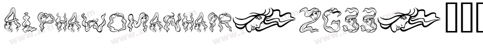 Alphawomanhair-ZG33字体转换