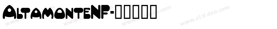 AltamonteNF字体转换
