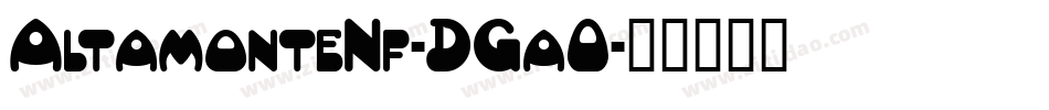 AltamonteNf-DGa0字体转换