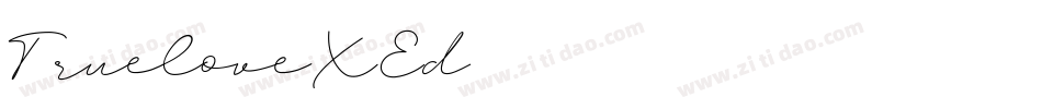 Truelove-X3E3d字体转换