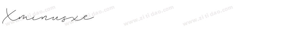 Xminus-x3e5字体转换 Xminus-x3e5字体转换