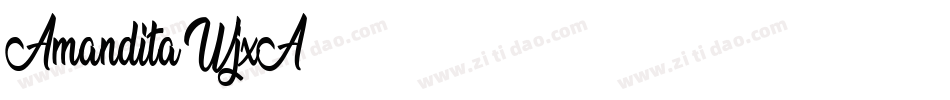 Amandita-WjxA字体转换