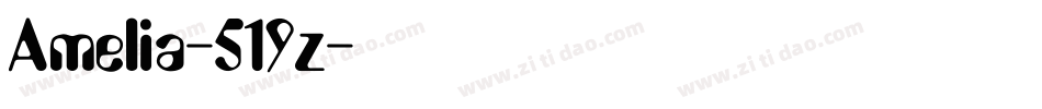 Amelia-519z字体转换