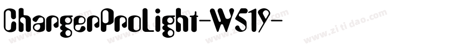 ChargerProLight-W519字体转换