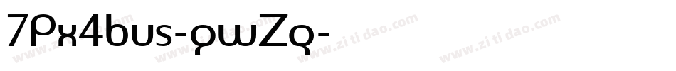 7Px4bus-gwZq字体转换