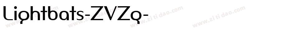 Lightbats-ZVZq字体转换
