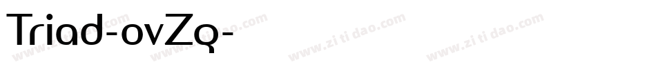 Triad-ovZq字体转换