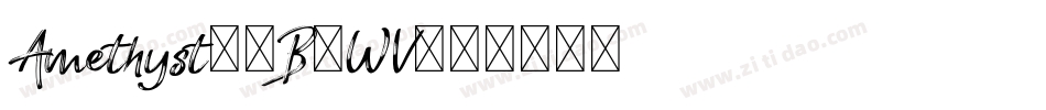 Amethyst-7B9WV字体转换