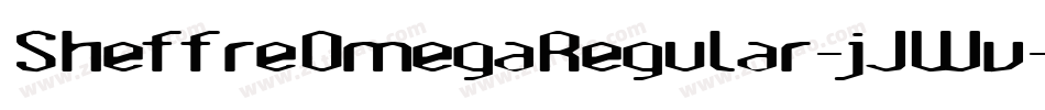 SheffreOmegaRegular-jJWv字体转换