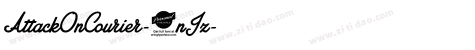 AttackOnCourier-5nJz字体转换