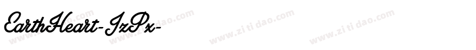 EarthHeart-JzPx字体转换
