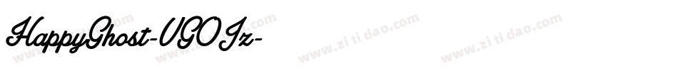 HappyGhost-VGOJz字体转换 HappyGhost-VGOJz字体转换