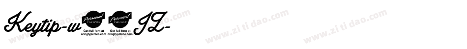 Keytip-w13JZ字体转换