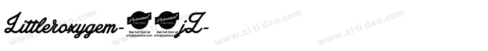 Littleroxygem-97jZ字体转换