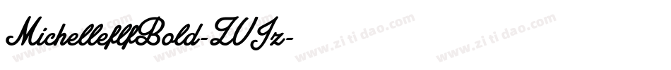 MichelleflfBold-ZVJz字体转换