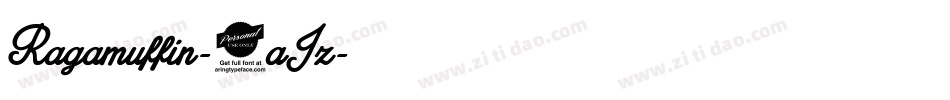 Ragamuffin-3aJz字体转换