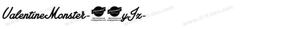 ValentineMonster-51yJz字体转换