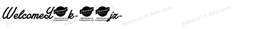 WelcomeY2k-51jz字体转换