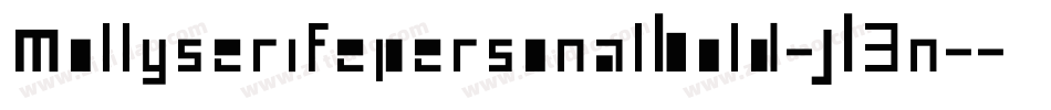 MollyserifepersonalBold-JL3n字体转换