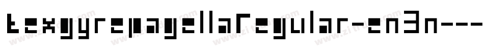 TexgyrepagellaRegular-en3n字体转换