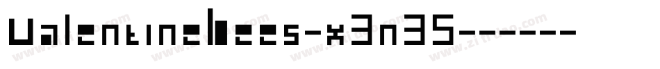 ValentineBees-x3n35字体转换