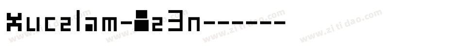 Xuczlam-8z3n字体转换
