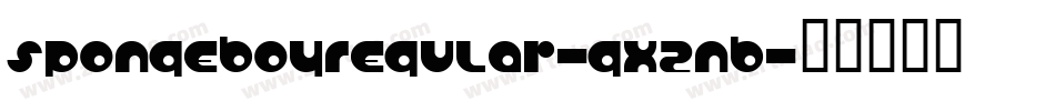 SpongeboyRegular-gx2n6字体转换