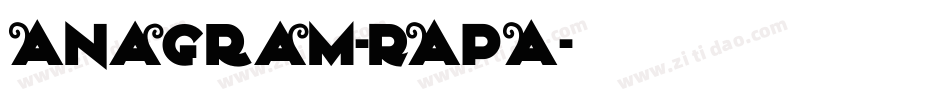 Anagram-RApA字体转换