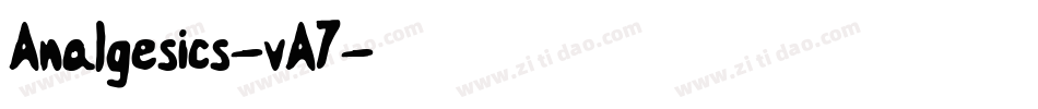 Analgesics-vA7字体转换
