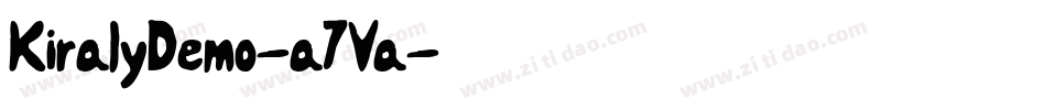 KiralyDemo-a7Va字体转换
