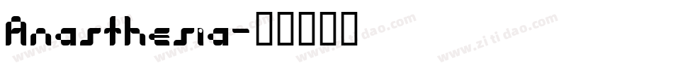 Anasthesia字体转换