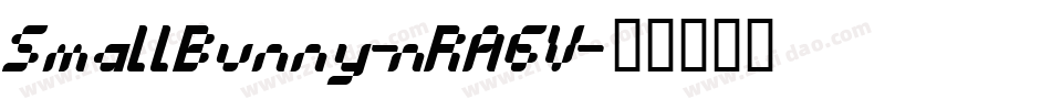 SmallBunny-nRA6V字体转换 SmallBunny-nRA6V字体转换