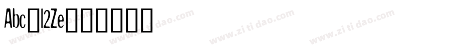 Abc-l2Ze字体转换